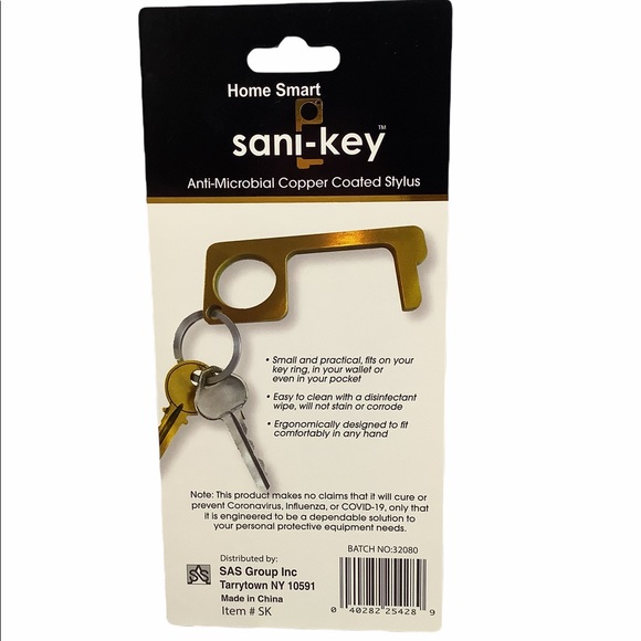 NWT Home Smart Sani-Key Anti-Microbial Copper Coated Stylus - Picture 2 of 2